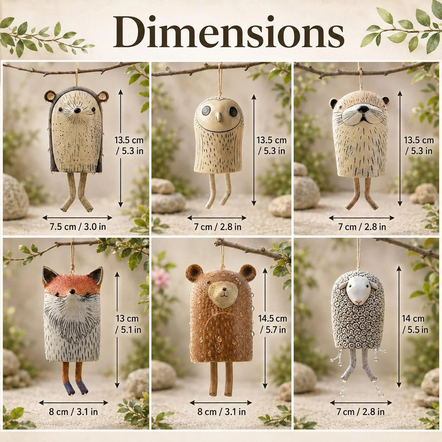 🌿 TODAY ONLY – Handmade Animal Wind Chimes That Bring Your Garden to Life ✨