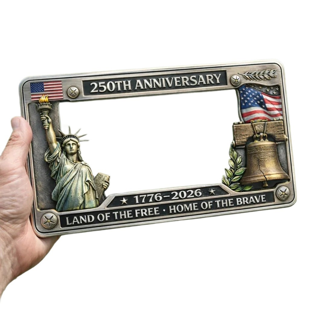 🔥 50% OFF Today Only 🗽🇺🇸 250th Anniversary Commemorative License Plate Frame🚗