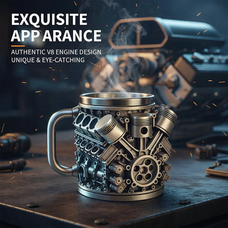 ⚡✨🚘️Ultimate Engine Theme Gift Mug · The Dream Choice for Car Enthusiasts