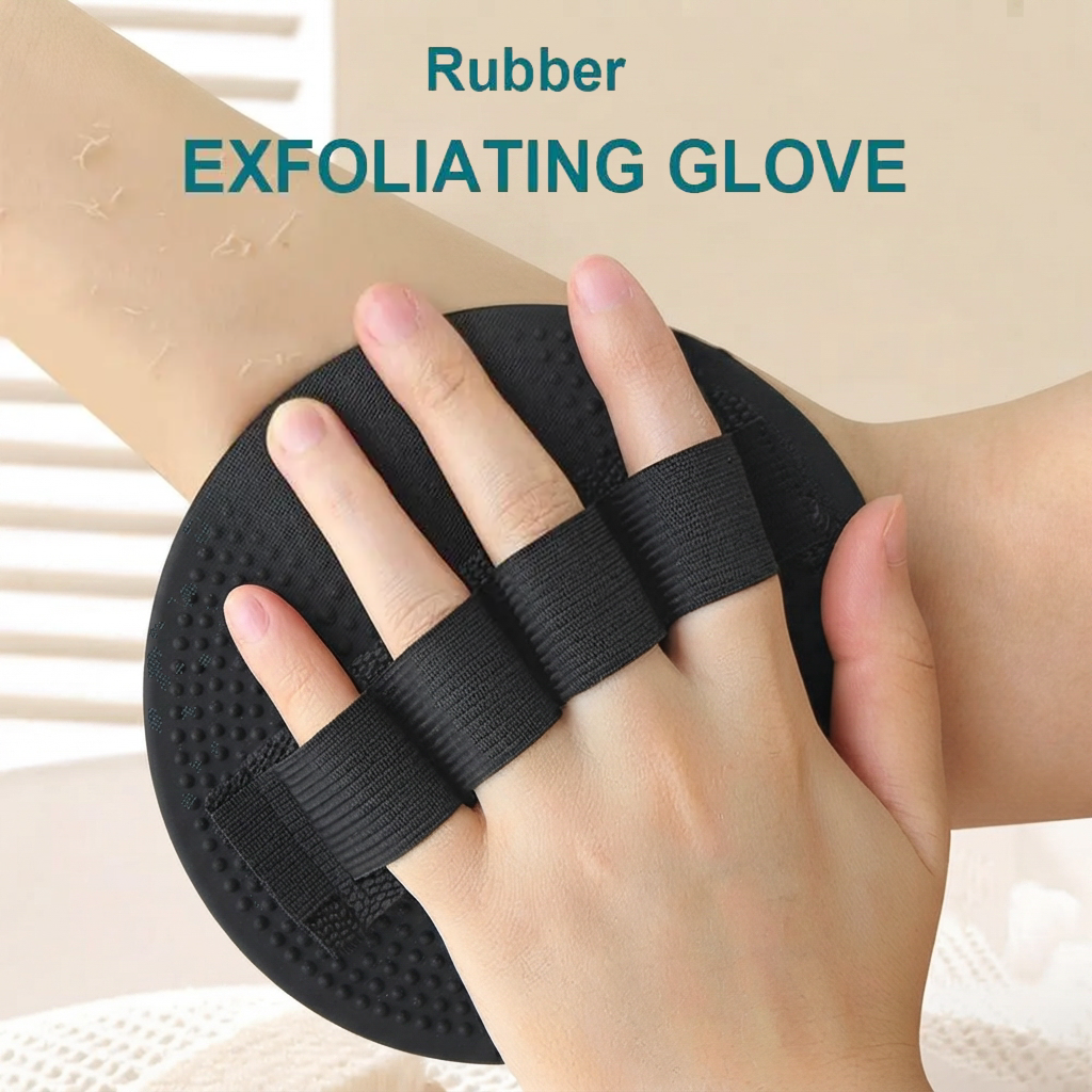 Soft Rubber Shower Scrubber for Efficient Cleansing Body🚿