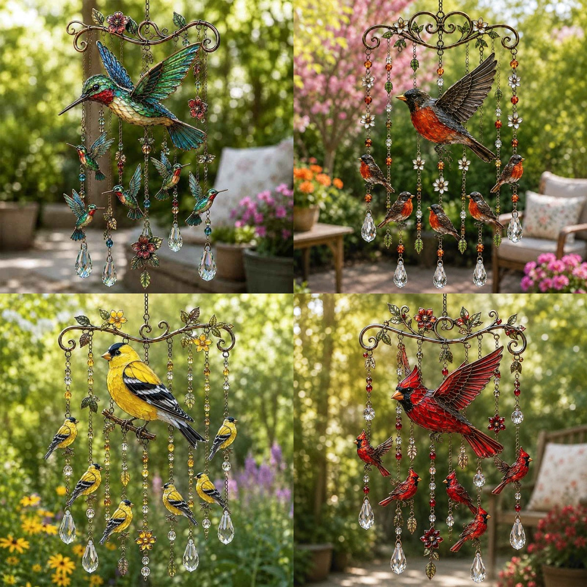๐ฅ Last Day 50% OFF ๐ฆ Graceful Hummingbird Wind Chime ๐ Add Beauty to Every Breeze