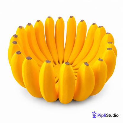 Banana Bowl – Fruit, Vegetable Storage Container & Organizer