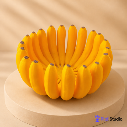 Banana Bowl – Fruit, Vegetable Storage Container & Organizer