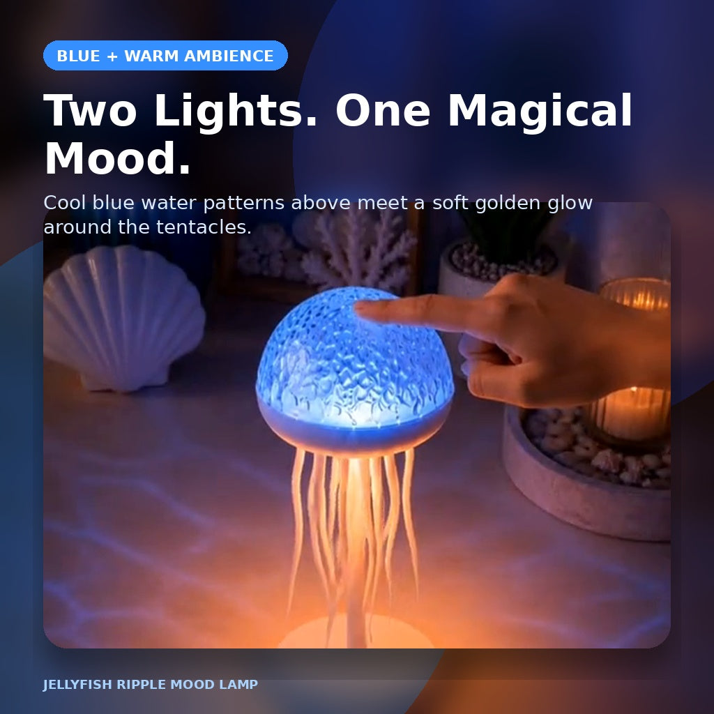 Color-Changing Jellyfish Ambient Lamp – Dreamy Ocean Night Light