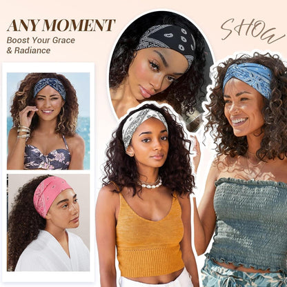 Womens Styling Retro Printed Bohemian Yoga Headband- 🔥As low as $6.2 per piece