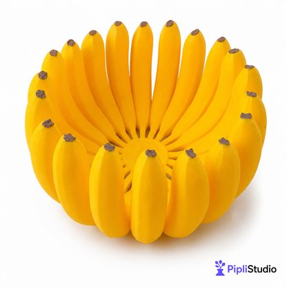Banana Bowl – Fruit, Vegetable Storage Container & Organizer