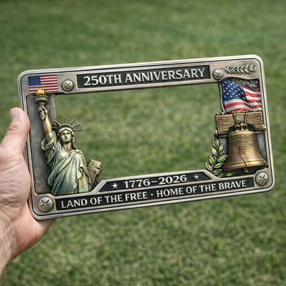 🔥 50% OFF Today Only 🗽🇺🇸 250th Anniversary Commemorative License Plate Frame🚗