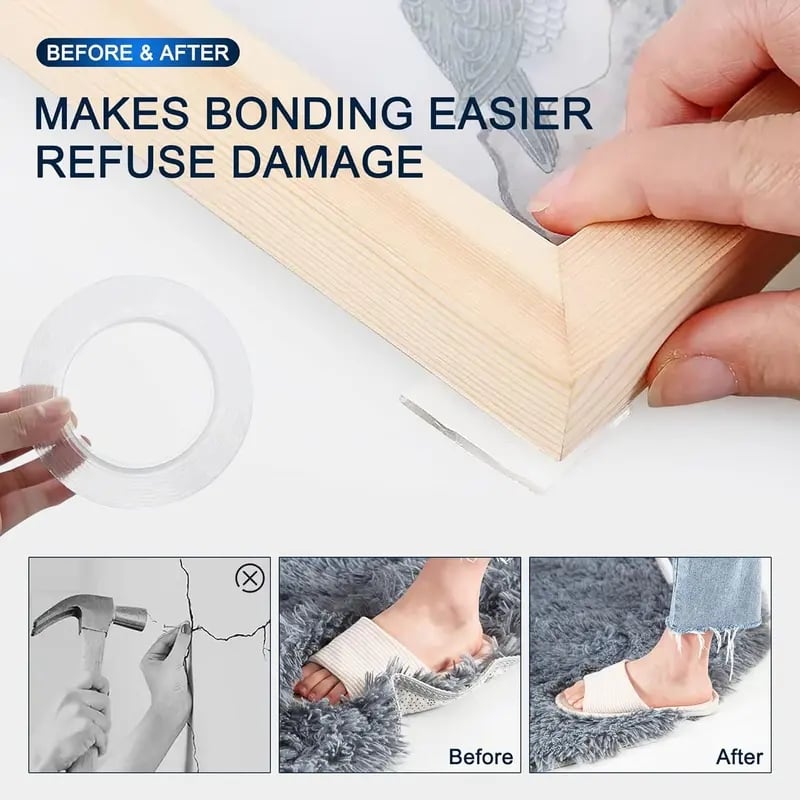 🔥6,649 Sold In Last 24 Hours🔥Nano Double Sided Adhesive Tape