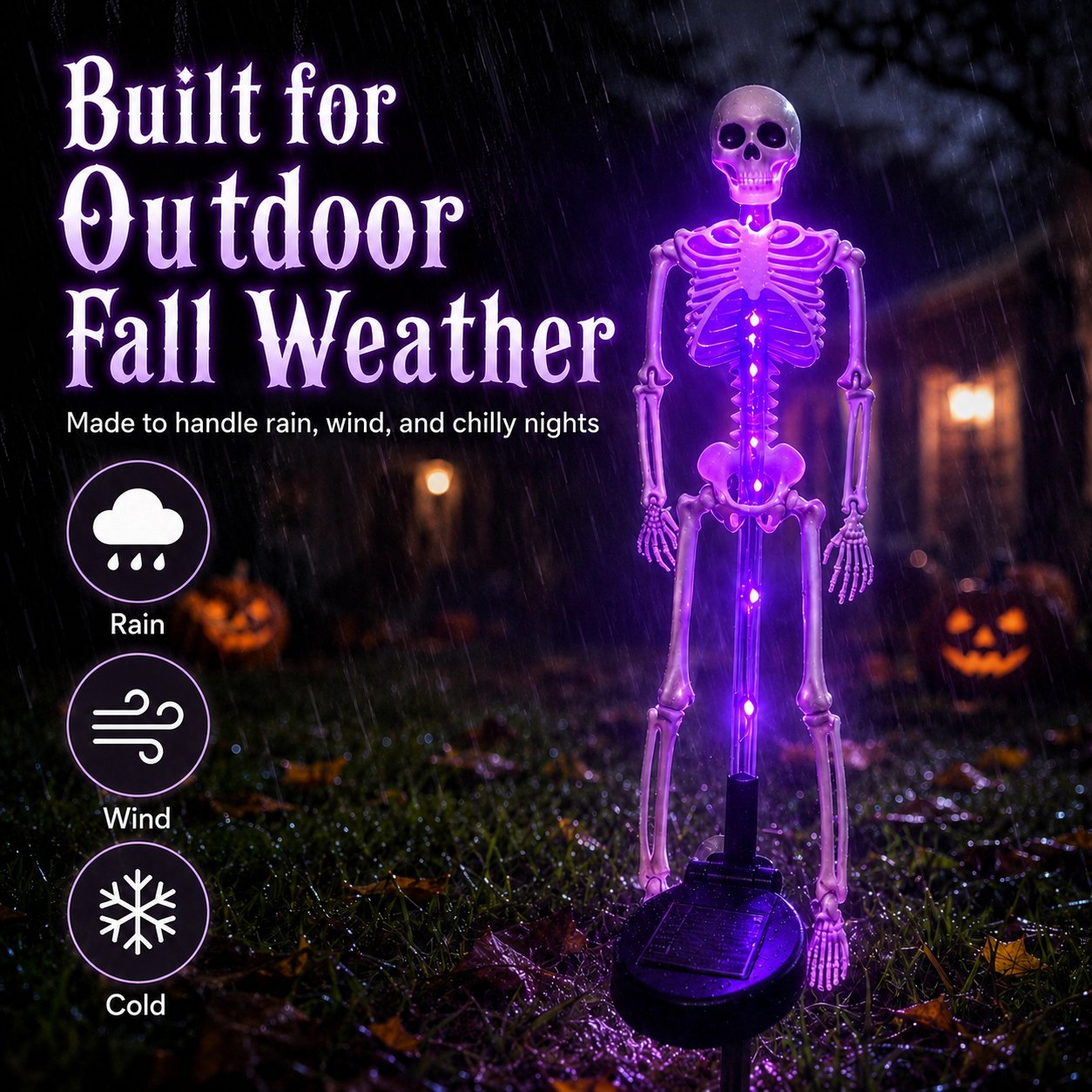 💀 Early Halloween Sale — Solar Skeleton Yard Stake