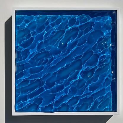 🌊 Handmade 3D Epoxy Resin Ocean Wave Art