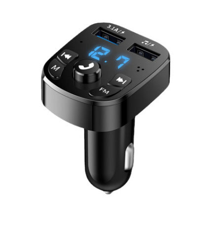 PD 30W Type-C Car Charger & Bluetooth 5.3 FM Transmitter Wireless MP3 Player with Dual USB Ports, Bass Sound Enhancer