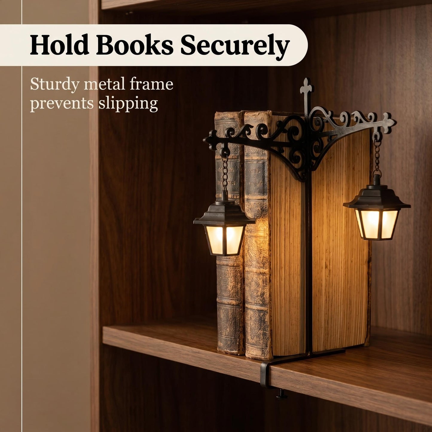 Library Lantern-Decorative Bookshelf Lighting