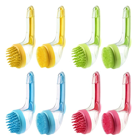 🔥Limited Time 50% Off&Free Shipping✨Pet Bath Brush 2 in 1 Dog Bath Brush