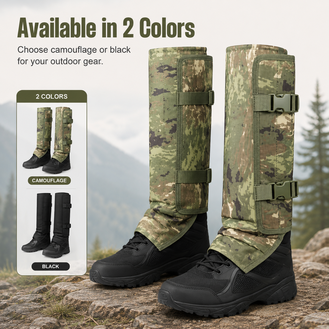 🐍 Snake Guard Leg Gaiters – Heavy-Duty Outdoor Protection