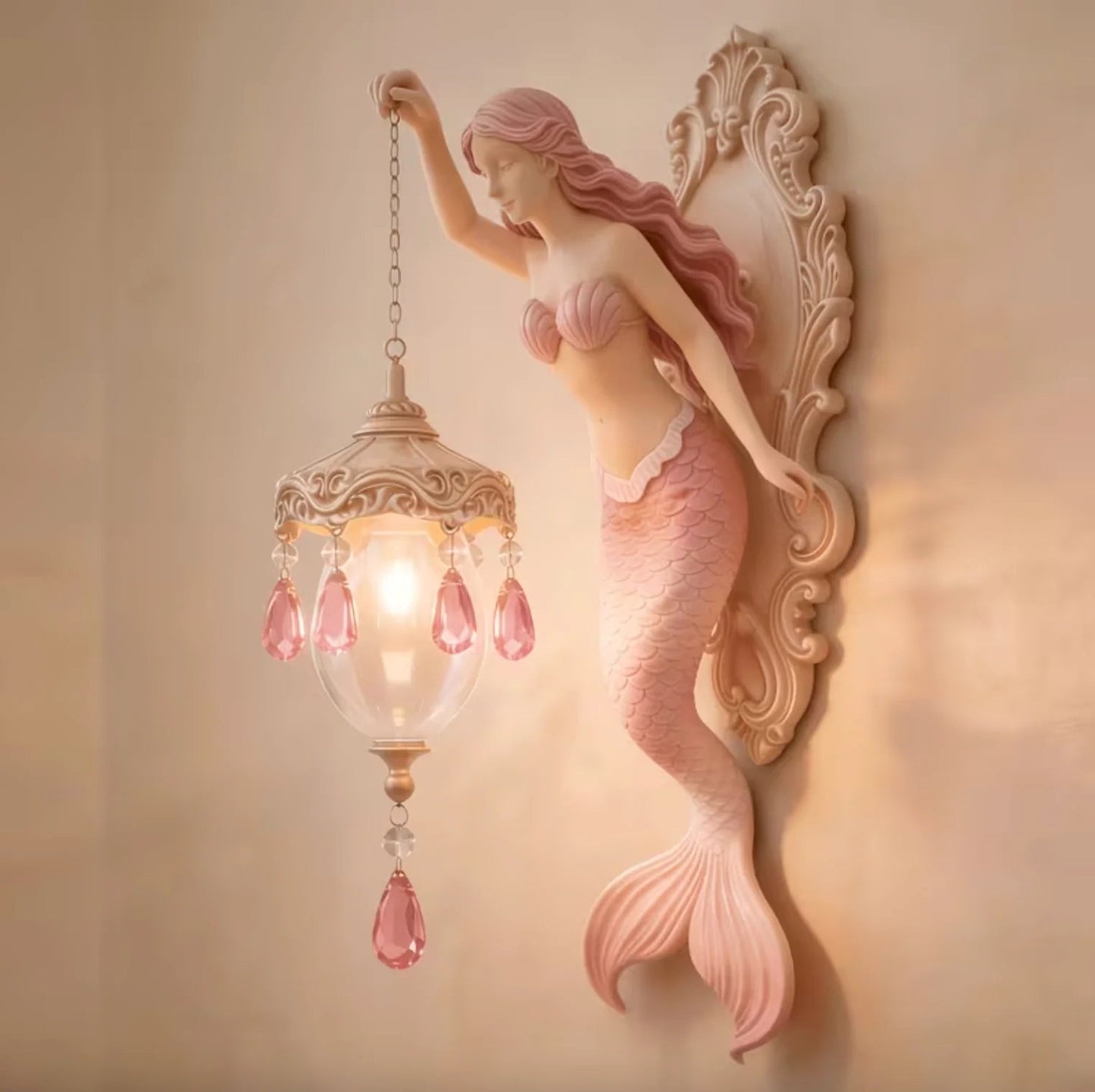 AureliaTM - Vintage Mermaid Glow Wall Lamp
