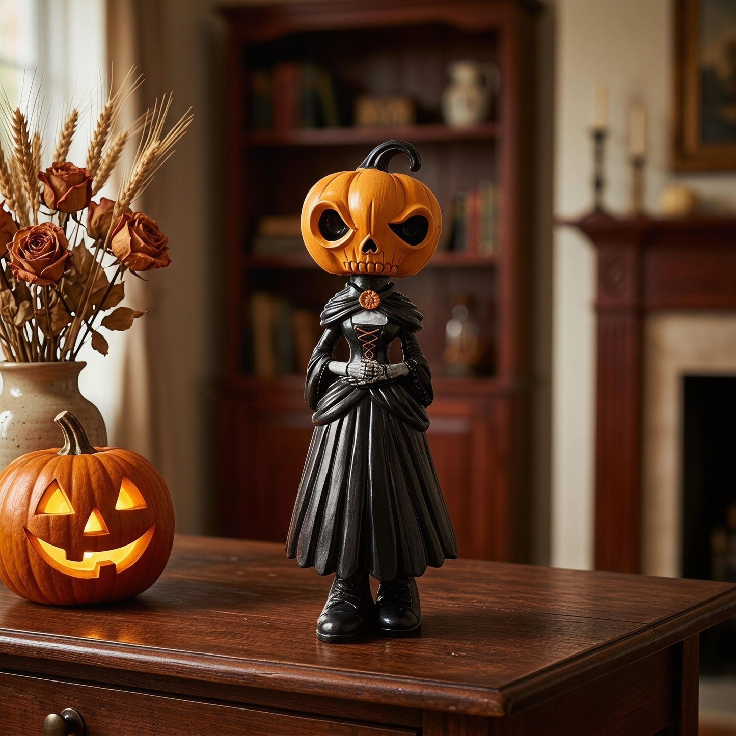 🎁🎉Only $29.99 This Week🌟👻Halloween Pumpkin Man Figurine/Decoration🎃