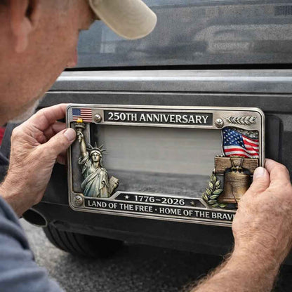 🔥 50% OFF Today Only 🗽🇺🇸 250th Anniversary Commemorative License Plate Frame🚗