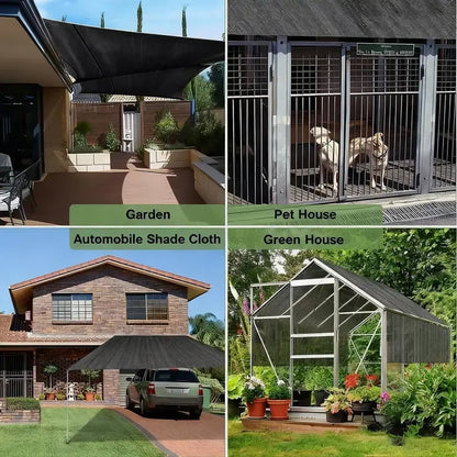 💖Summer Hot Sale 49% OFF🌞90% Blackout Cloth (Black) - 10 x 13ft UV-Resistant Shade Net