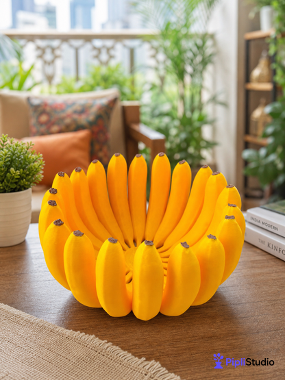 Banana Bowl – Fruit, Vegetable Storage Container & Organizer