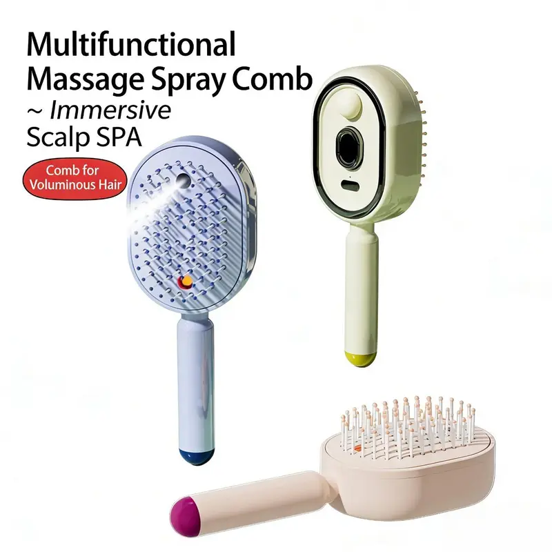 🔥Last Day 50% OFF-Electric Spray Air Cushion Massage Comb