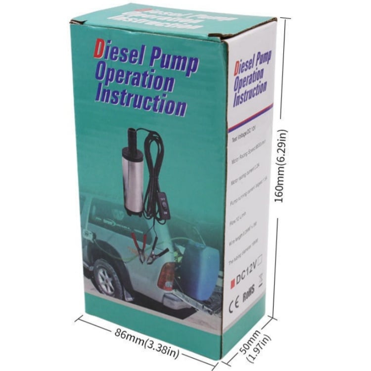 🔥Father's Day Sale 49% OFF🚜 DC 12V/24V Portable Submersible Fuel Transfer Pump