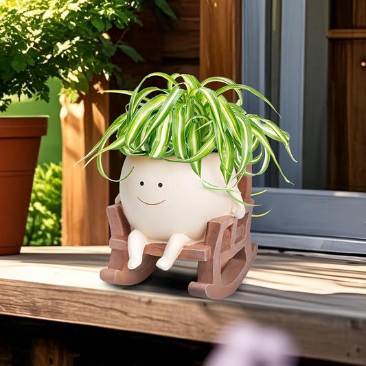 Last Day 49% OFF🔥Smily Face Garden Planter Pot