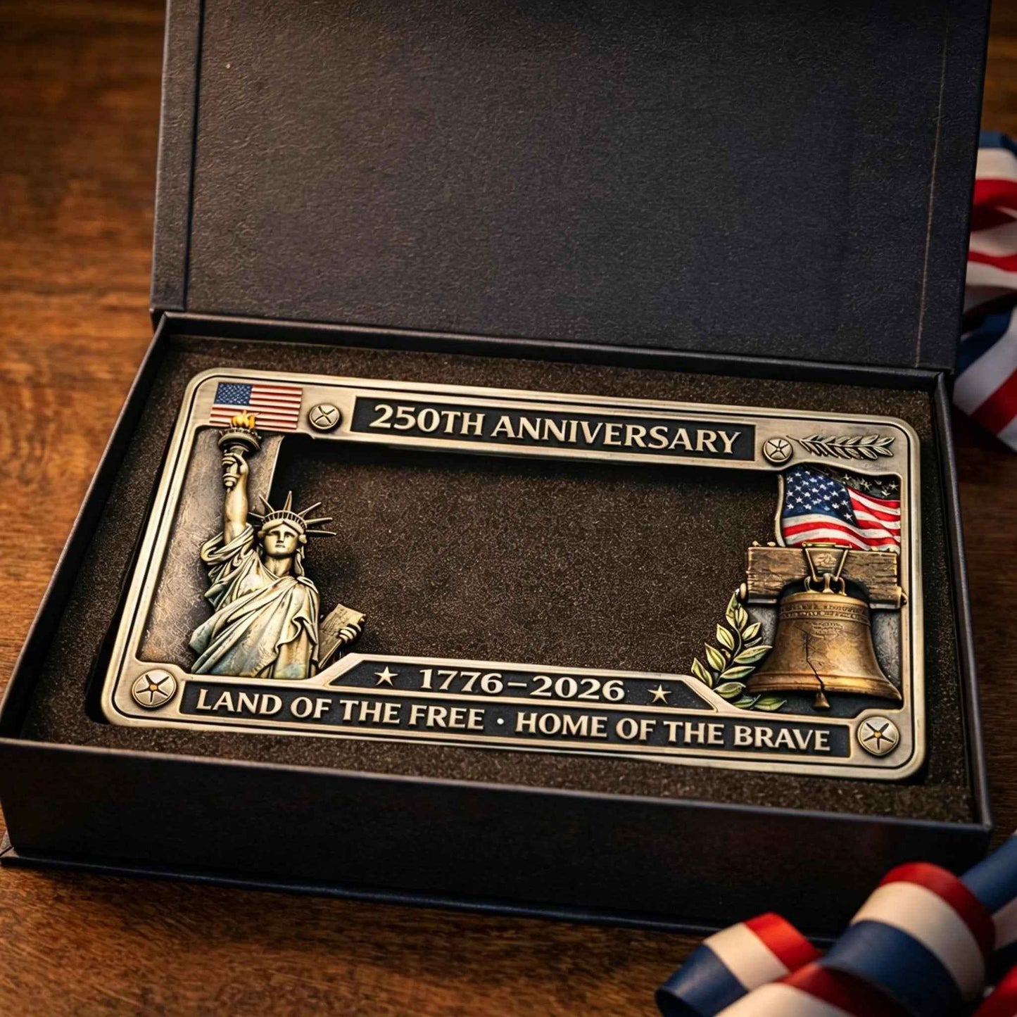 🔥 50% OFF Today Only 🗽🇺🇸 250th Anniversary Commemorative License Plate Frame🚗