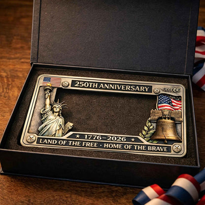 🔥 50% OFF Today Only 🗽🇺🇸 250th Anniversary Commemorative License Plate Frame🚗