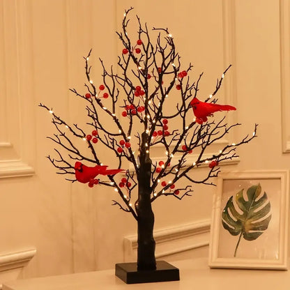 ✨ LED Vintage Glowing Tree🐦
