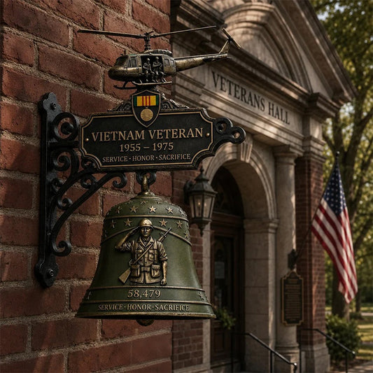 🔔 Last Day Promo: 50% OFF - Veteran Tribute Wall Bell