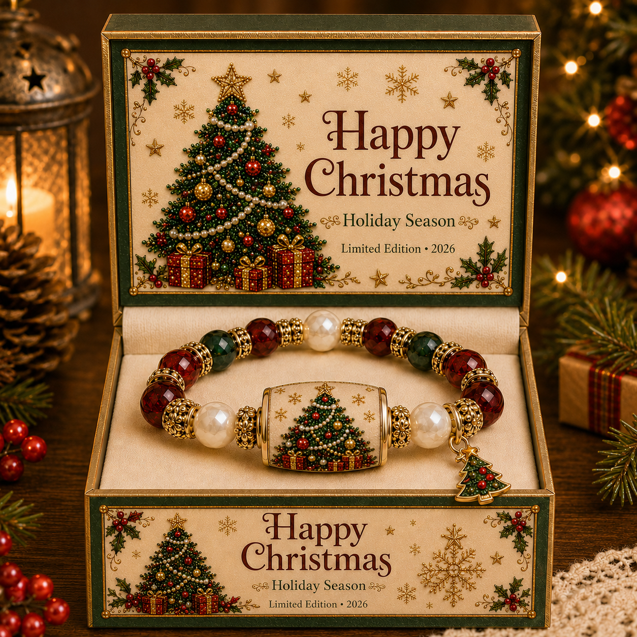 💥 Last Day 49% OFF – 🎄 Christmas Magic Collection Bracelet — Limited Edition