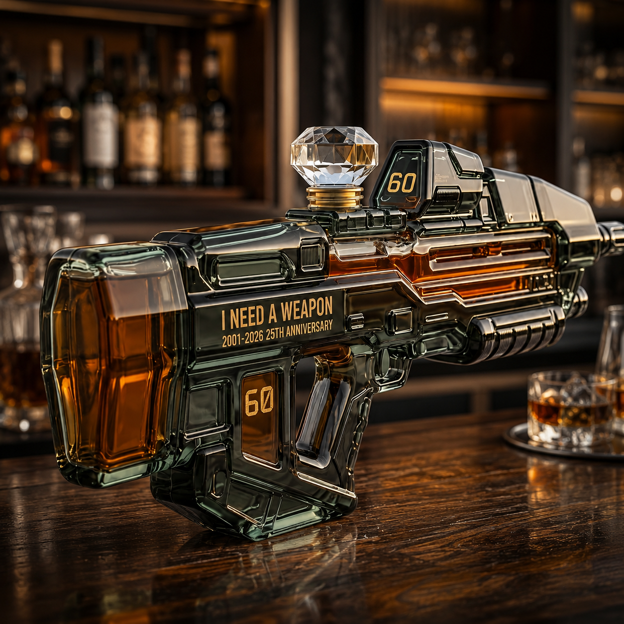 "I Need a Weapon" 2001–2026 25th Anniversary Commemorative Whisky Bottle