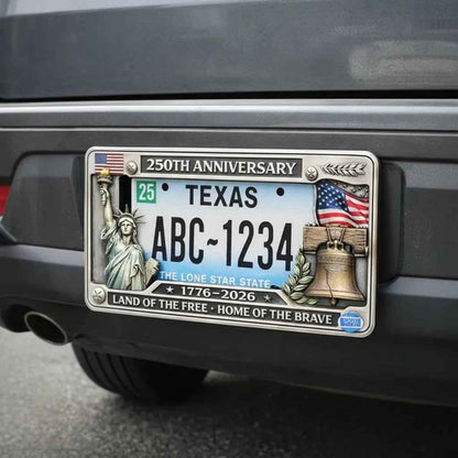 🔥 50% OFF Today Only 🗽🇺🇸 250th Anniversary Commemorative License Plate Frame🚗