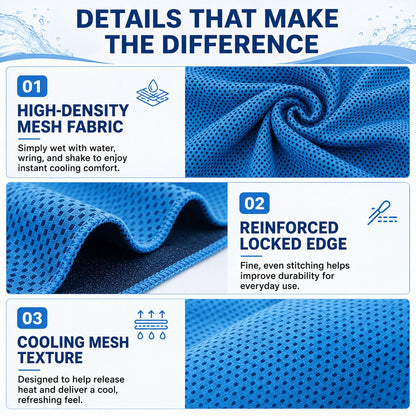 🔥Today's Event ⏰BUY 1 Get 1 FREE-🏃❄️Cold Sweat Towel You Can Use Anywhere, Anytime! Reusable Soft Absorbent Cooling Portable