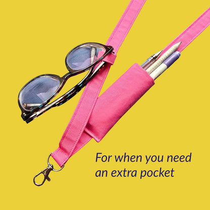 🔥LAST DAY 50% OFF -👩‍🏫NEW UPGRADED Plain Fabric Pen Lanyards