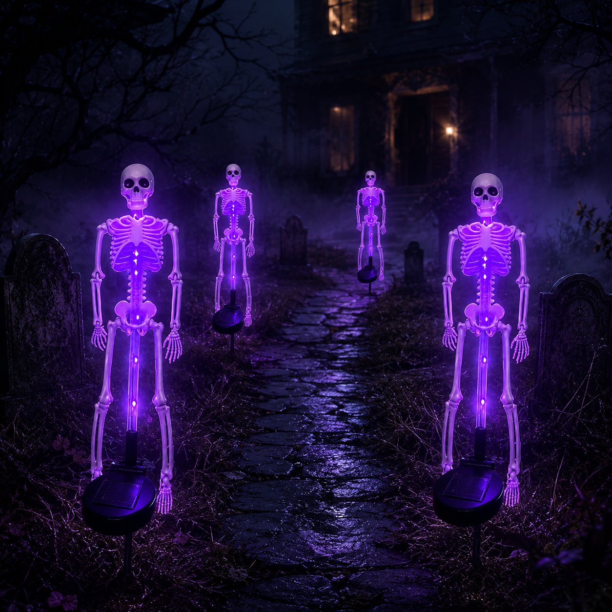 💀 Early Halloween Sale — Solar Skeleton Yard Stake