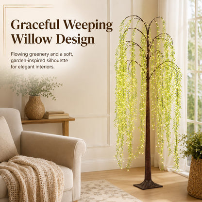 Weeping Tree with LED Lights