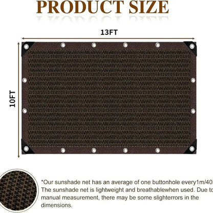 💖Summer Hot Sale 49% OFF🌞90% Blackout Cloth (Black) - 10 x 13ft UV-Resistant Shade Net