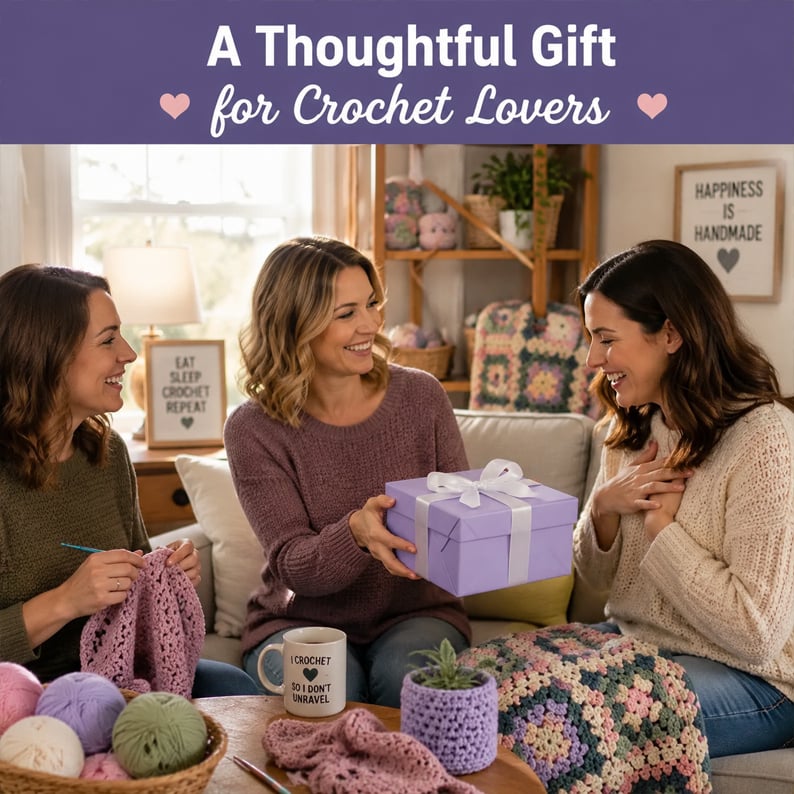 🎁Portable Yarn Holder for Crochet & Knitting