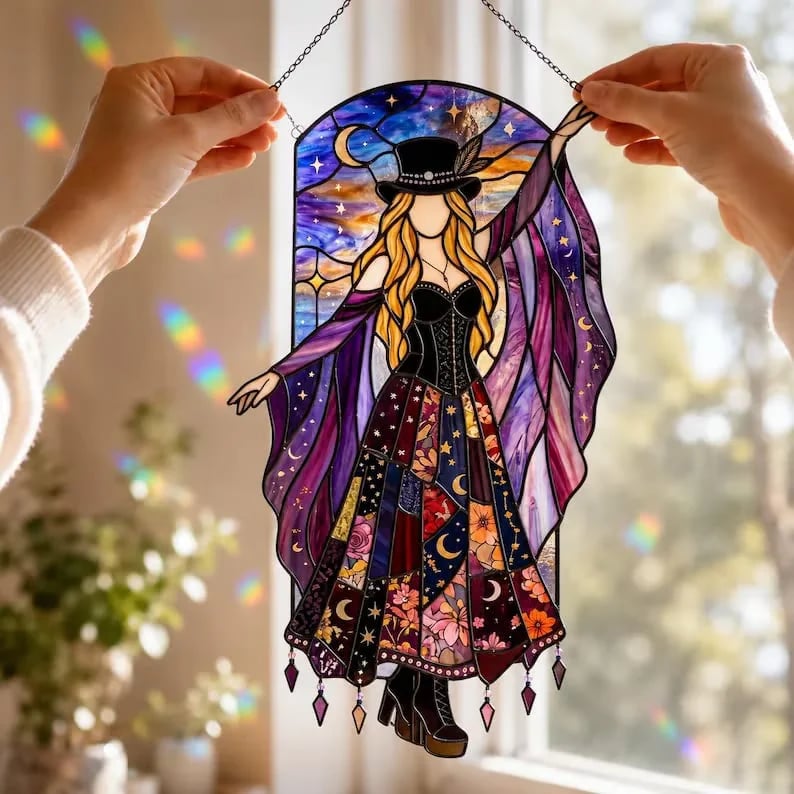 💥LAST DAY 57% OFF - 💃Stevie Nicks🤘Handmade Spinner