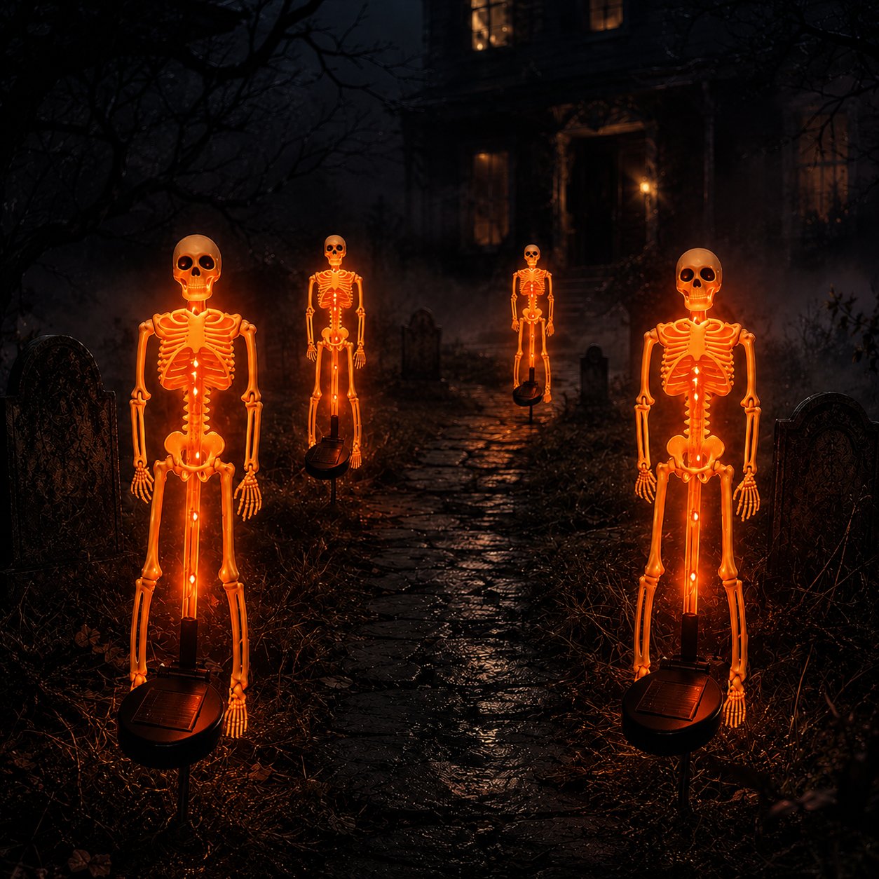 💀 Early Halloween Sale — Solar Skeleton Yard Stake