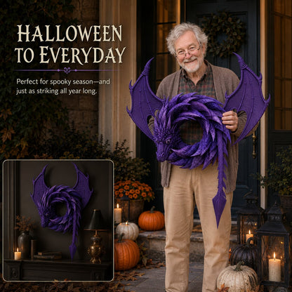 🔥Just Today:FREE SHIPPING-Handmade Dragon Wreath