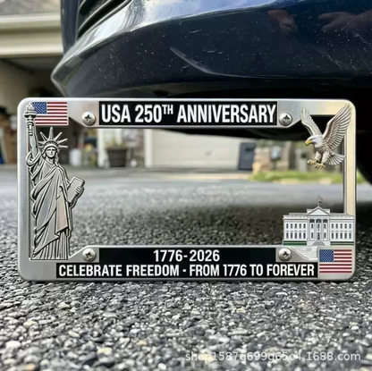 🔥 50% OFF Today Only 🗽🇺🇸 250th Anniversary Commemorative License Plate Frame🚗