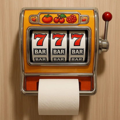 🔥Limited Edition&Buy 1 Get FREE SHIPPING🎁Slot Machine Toilet Roll Holder