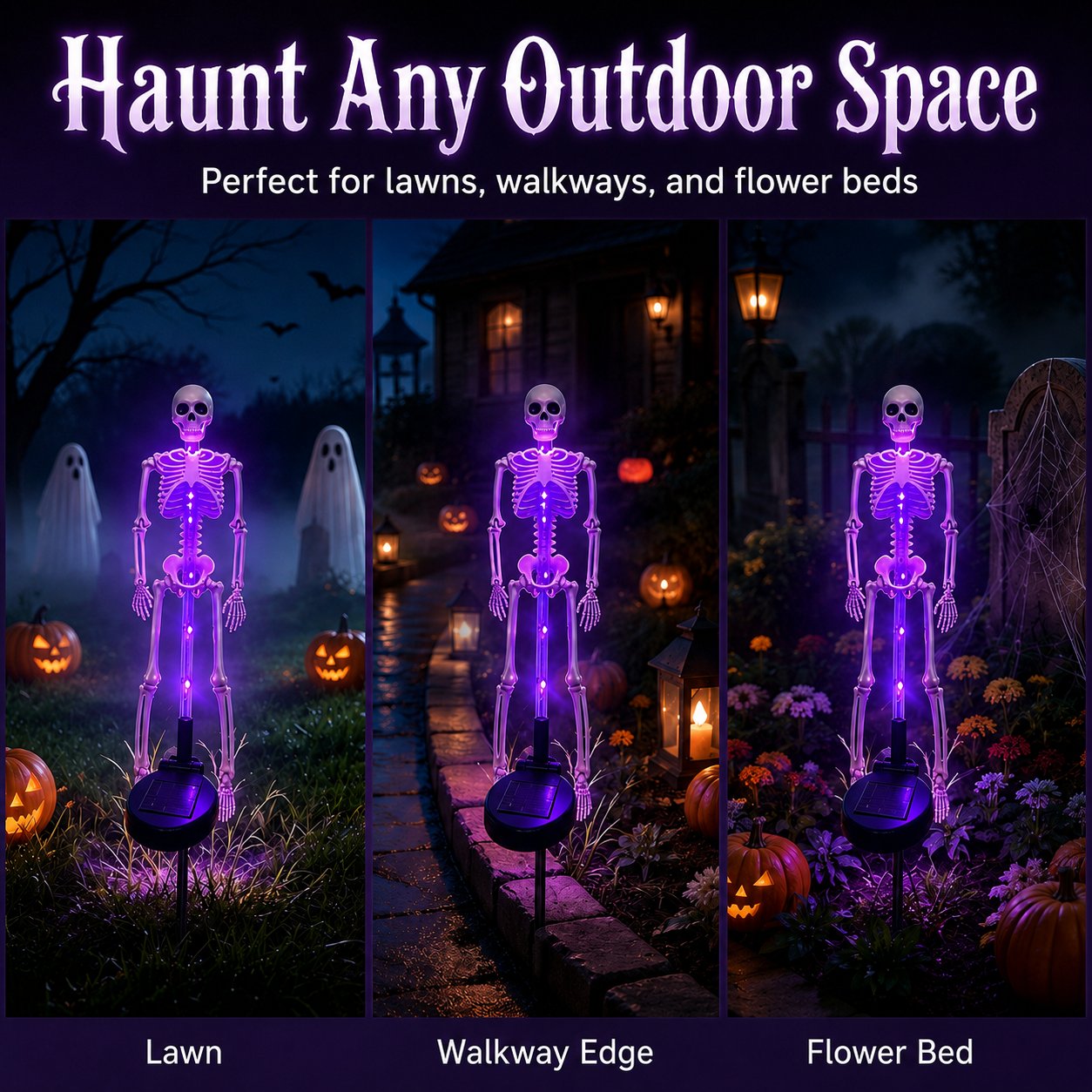 💀 Early Halloween Sale — Solar Skeleton Yard Stake