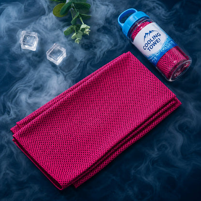 🔥Today's Event ⏰BUY 1 Get 1 FREE-🏃❄️Cold Sweat Towel You Can Use Anywhere, Anytime! Reusable Soft Absorbent Cooling Portable