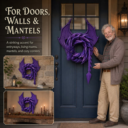 🔥Just Today:FREE SHIPPING-Handmade Dragon Wreath