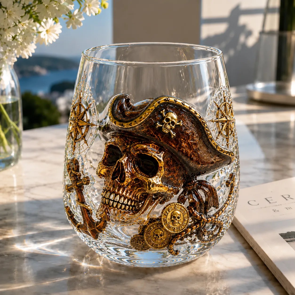 🔥Release The Sea Monster Pirate Glass Collection🏴‍☠️ — Legendary Ocean Treasure Set