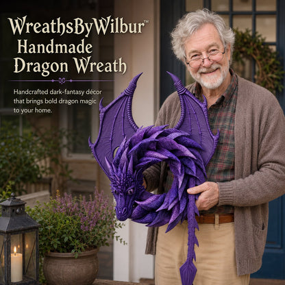 🔥Just Today:FREE SHIPPING-Handmade Dragon Wreath