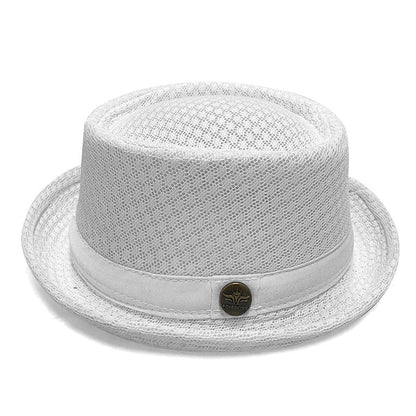 🏷️ Limited Time Sale — Summer Pork Pie Hat 🎩 Breathable, Cool & Stylish